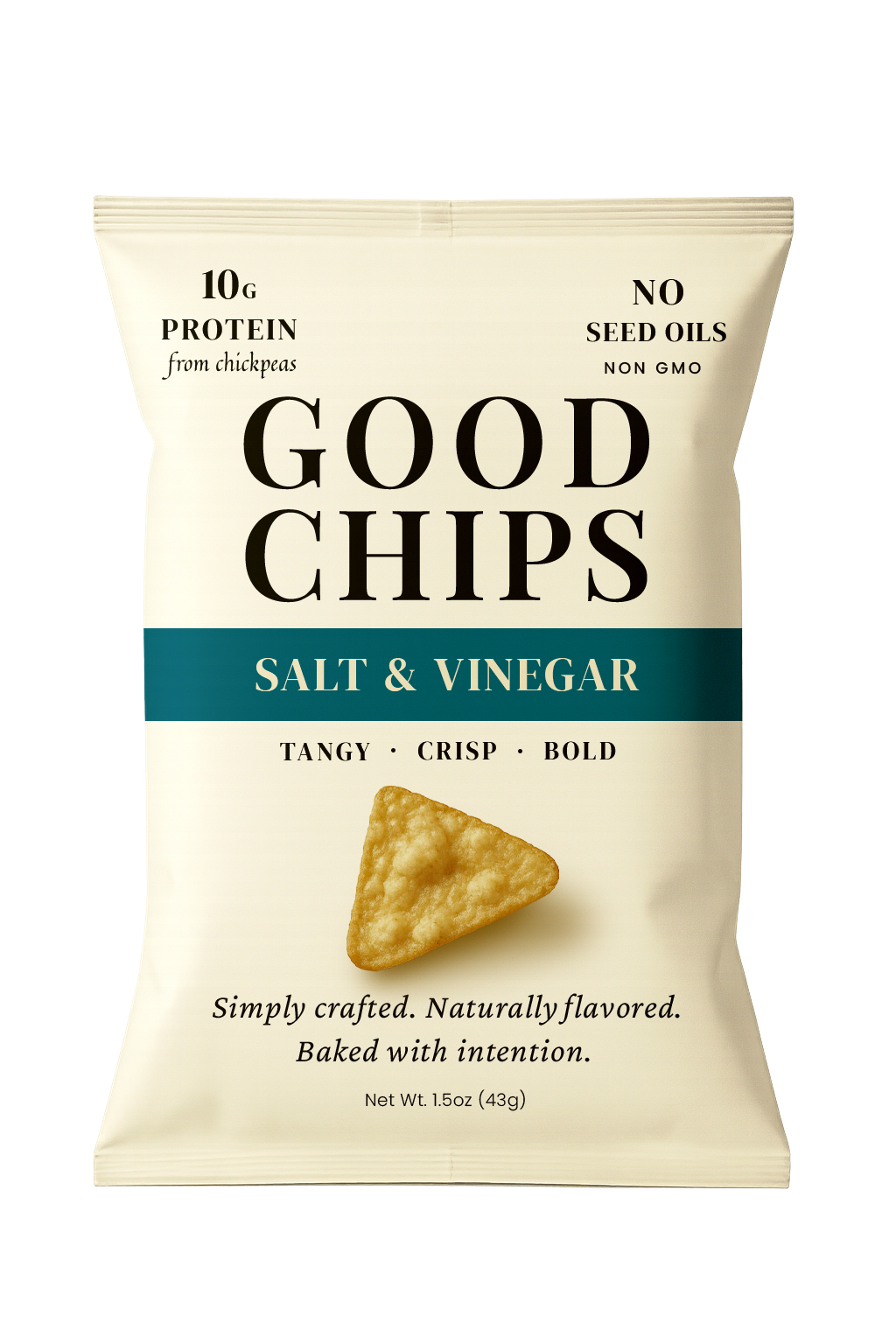 Salt and Vinegar Protein Chips